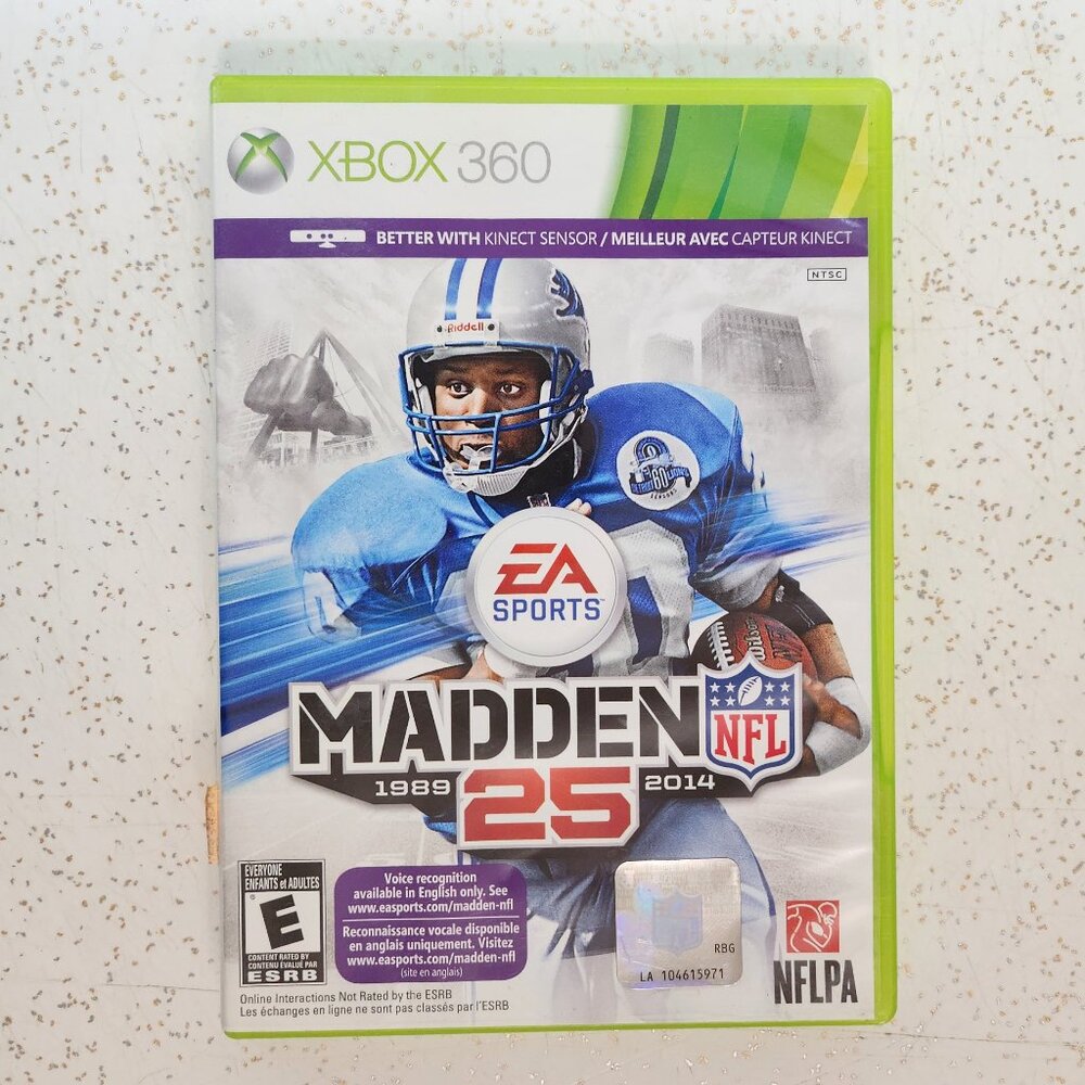 Madden 25 for the XBox 360